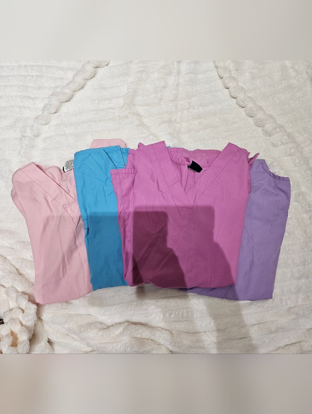 Cherokee Workwear Originals☆V-Neck Scrub Top Tunic Tops X4